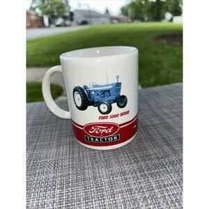 Ford 5000 Series Tractor 10 oz Coffee Cup Mug Ceramic Officially Licensed Ford